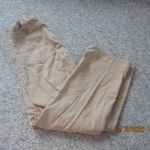 wide / straight leg tan pants